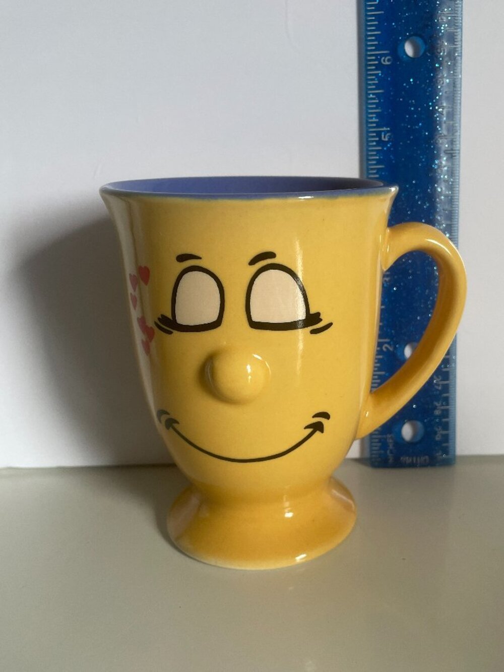 Vintage Funny Face Coffee Mug Gryphon Ware 3D Cup Mug Morning Loving Smile